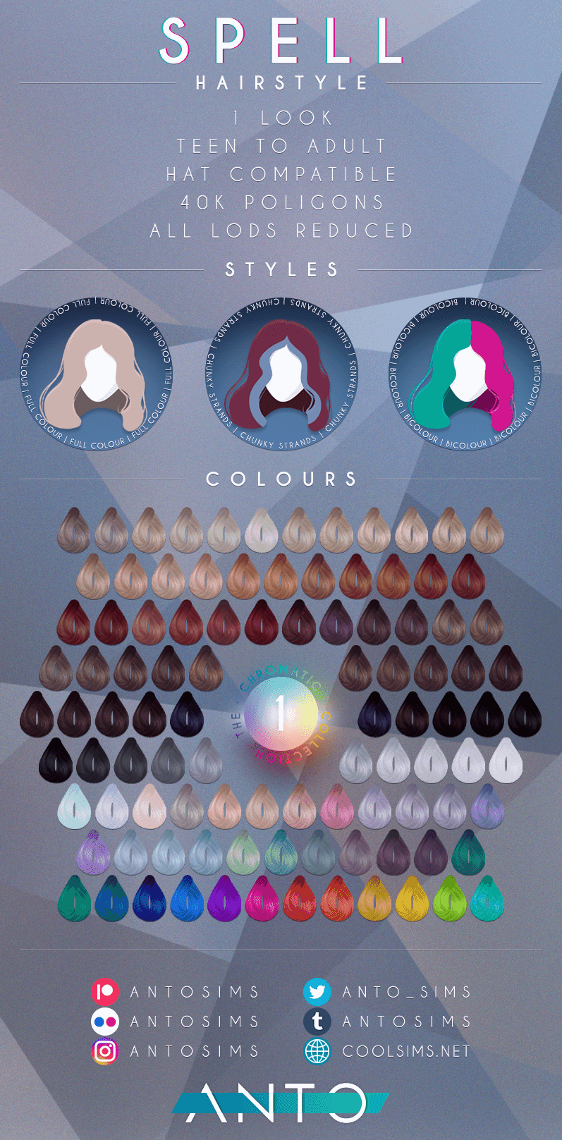 Галерея мода Прическа Spell Hairstyle #1